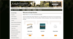 Desktop Screenshot of knightsurplus.co.uk